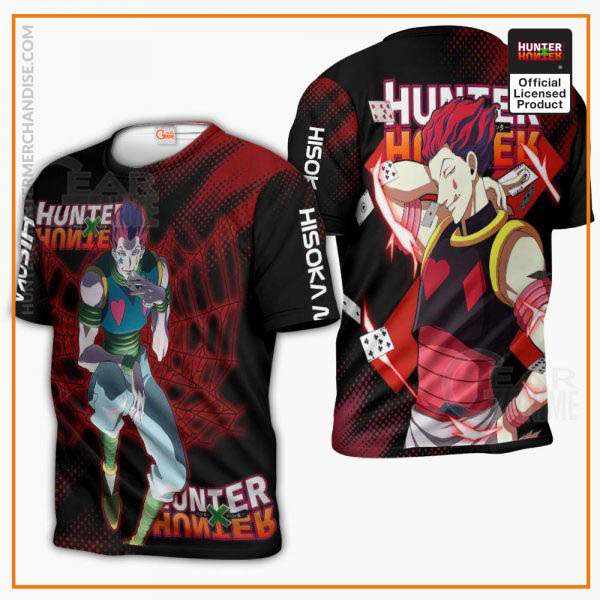 1125 AOP Hunter X Hunter Characters VA Hisoka 5 tshirt font and back 1 - Hunter x Hunter Store