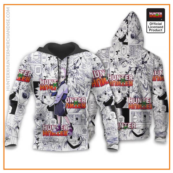 killua hunter x hunter shirt sweater hxh anime hoodie manga jacket gearanime 4 - Hunter x Hunter Store