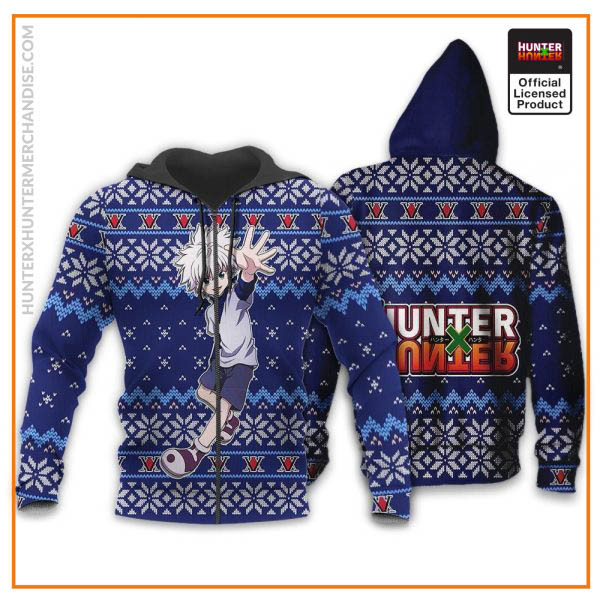 killua ugly christmas sweater hunter x hunter anime xmas gift custom clothes gearanime 2 - Hunter x Hunter Store