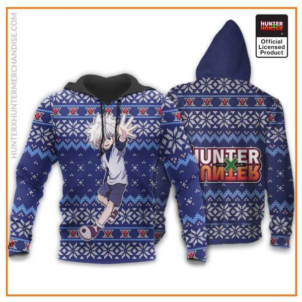 killua ugly christmas sweater hunter x hunter anime xmas gift custom clothes gearanime 3 - Hunter x Hunter Store